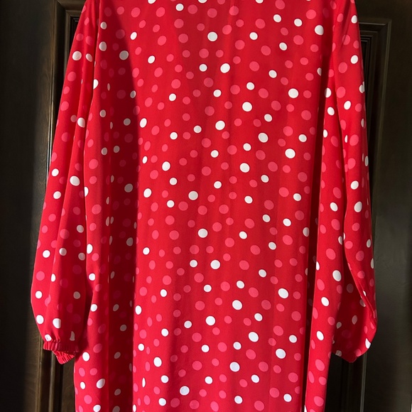 BEAUTIFUL!  Bob Mackie Red/White Polkadot - 2X - Picture 6 of 6